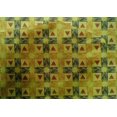 thumbnail image 4 of oneOone Cotton Silk Fabric Check & Triangle Ikat Printed Craft Fabric BTY 42 Inch Wide, 4 of 4