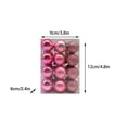 thumbnail image 2 of Vaidha 3cm Christmas Tree L Bauble Hanging Home Party Ornament Decor, 2 of 4