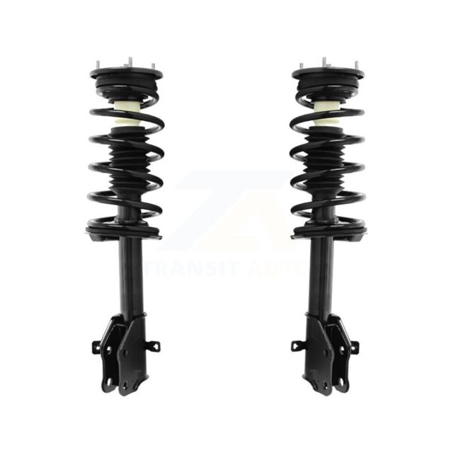 Transit Auto Front Complete Suspension Shocks Strut and Coil Spring Mount Assemblies Kit for Car 2007-2010 Ford Edge Lincoln MKX - Left Right Side (Driver Passenger) K78A-100222