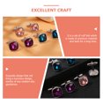 thumbnail image 4 of MasteelfCA 3 Pairs Rhinestone Cufflinks Jewelry Elegant Classy Male Cufflinks for Wedding, 4 of 7