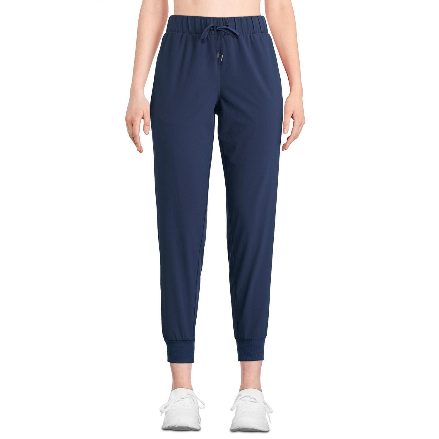 Jogger tissé avec revers côtelés Athletic Works pour femmes