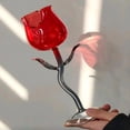 thumbnail image 4 of Tasse à Vin Rouge Rose Verre Haut de Gamme Tasse à Vin Haute, 4 of 8