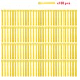 thumbnail image 1 of yeacher Reusable Nylon Cable Ties - 10x150mm Yellow, Multi-Purpose Organizer for Home & Office Use, 1 of 6
