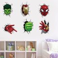 thumbnail image 5 of Superhero Wall Stickers for Kids 3D Superheroes Wall Sticker, 5 of 5