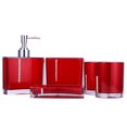 thumbnail image 2 of 5PC/Set Acrylic Bathroom Accessories Bath Cup Bottle Toothbrush Holder Soap Dish by HURRISE, 2 of 6