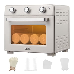 VEVOR Sublimation Oven Machine, 26 Qt, Fits 40oz Tumblers, with 50 Shrink Films, 1 Tape and 2 Heat Gloves, 360° Turbo Convection