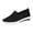 Black, variant on Commforr Womens Orthopedic Sneakers Slip On Light Air Cushion Mesh Up Stretch Loafers for Women Wide Round Toe Low Heels Flats Retro Comfort Walking Dress Shoes for Work Nurse Black 9