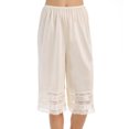 thumbnail image 3 of Women's Shadowline 2402 Snip-it 26 Inch Culotte Slip (White 2X), 3 of 4