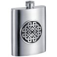 thumbnail image 1 of Visol Aragon Celtic Design Pewter Hip Flask - 6 oz, 1 of 1