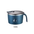 thumbnail image 4 of Ruiboury Portable Ramen Bowl Easy To Clean And Suitable For Any Occasion Lightweight And Portable Safe Blue 1300ML, 4 of 6