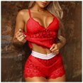 thumbnail image 4 of Birdeem Ensemble de Pyjama Aguichant en Dentelle avec Nœud pour Femmes, 4 of 4