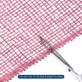 thumbnail image 4 of Unique Bargains PP Burlap Mesh 10' x 10 Yards Decorative Wrapping Ribbon, Rose Pink 1 Roll, 4 of 5