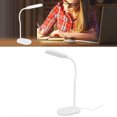 thumbnail image 4 of LED Desk Lamp Touch Control Light Natural Light Protect Eyes, ABS 5V 2.8W 5000K 12 LED Beads Neck USB White Light Touch Control Bedroom Desk Lamp, 4 of 9