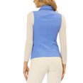 thumbnail image 3 of INSPIRE CHIC Veste Zippée pour Femme Sans Manches Anorak Gilet Utilitaire Veste avec Poches TP Bleu, 3 of 7