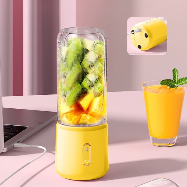 RKSTN Rechargeable Juicer Juicer---Rechargeable Yellow Kitchen Gadgets