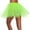 Vert, variante sur PEZHADA Rainbow Tutu Jupe en Tulle Jupe Courte d'Été pour Adolescentes Jupe en Maille Superposée pour Femmes Filles Costumes d'Halloween Colorés Tutu Vert