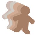 thumbnail image 1 of HYGLOSS MULTICULTURAL FAMILY CUT OUTS 6IN, 1 of 6