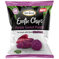 thumbnail image 1 of Grace Exotic Purple Sweet Potato Chips 75 g, 1 of 1