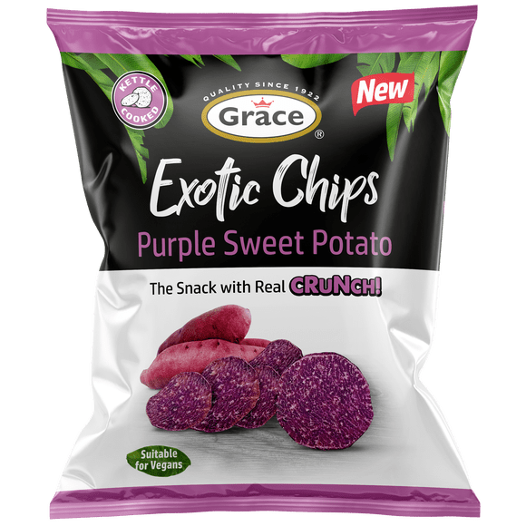 Grace Exotic Purple Sweet Potato Chips 75 g