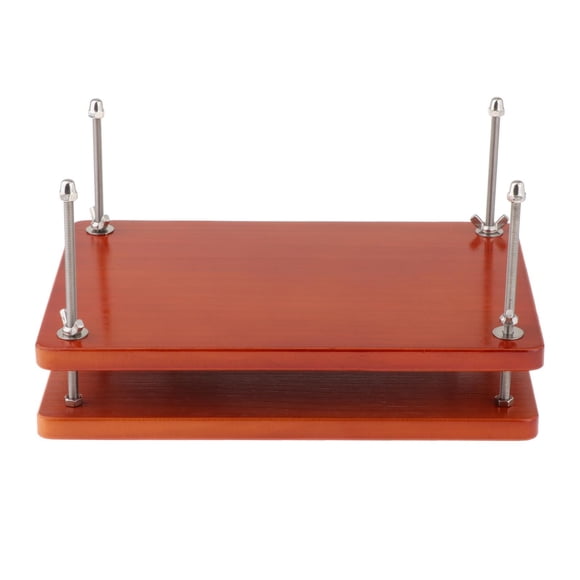 serony Wooden Book Press DIY Bookbinding Binding Press for Desktop Home Office Tags