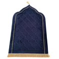thumbnail image 4 of veasfak Islamic Prayer Rug Home Embossing Soft Worship Kneel Thick Prayer Carpet Mat blue gray, 4 of 9