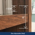 thumbnail image 2 of 2-Tier Rustic Brown Wooden Bookshelf - Adjustable Wide Bookcase with Open Shelves, Anti-Tip & Anti-Slip, Tall Display Storage for Home Office, Living Room - Specs: Two-Tier, 2 of 9