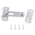 thumbnail image 1 of Hasp Latch Lock, Professional Manufacturer Anti-corrosion Easy To Install Sliding Door Lock With 4 Pcs Screws For Bathroom For Window Security, 1 of 8