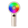 thumbnail image 2 of Handheld Mini Fan | Portable Rechargeable Personal Fan with 3 Speeds & LED Display | USB Powered for Travel, Office, School & Summer Cooling, 2 of 6