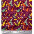 thumbnail image 1 of Soimoi Poly Georgette Fabric Bottle & Wine Glass Bar Printed Fabric 1 Yard 52 Inch Wide, 1 of 5