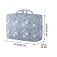 thumbnail image 3 of Limited Time Savings,Oversized Quilts Storage Bag, Wardrobe Sorting Storage Box, Portable Zippered Storage Bag for Clothes, | Non-Woven Fabric, Blue-608 $BS$3, 3 of 9