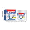 thumbnail image 3 of Jpxdew Drano Alternative Drain Cleaner Powder,2pk Non Corrosive Pipe Unclog,Fast Dissolve Clogs,Bathroom Kitchen Sink Use, 3 of 9