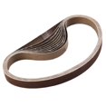 thumbnail image 2 of 10Pcs 15*452Mm Sanding Belt 60-600-Grit For M10 Sander Adapter Polishing Machine, 2 of 9