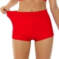 thumbnail image 1 of zanvin Bas de Bikini Taille Haute pour Femme Bas de Maillot de Bain, Rouge, P, 1 of 3