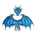 thumbnail image 4 of Dragon Costume Dragon Wing Adults Masquerade Cosplay Dinosaur Set Blue, 4 of 10