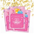 thumbnail image 2 of Darling Souvenir Pink Birthday Invitation Card 28 Pcs Fill or Write In Blank Invites Printable Party Supplies 5 x 7 Inches, 2 of 5