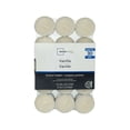 thumbnail image 1 of Mainstays Vanilla Scent Off-white Tealight Candle,30 Count, 1 of 2