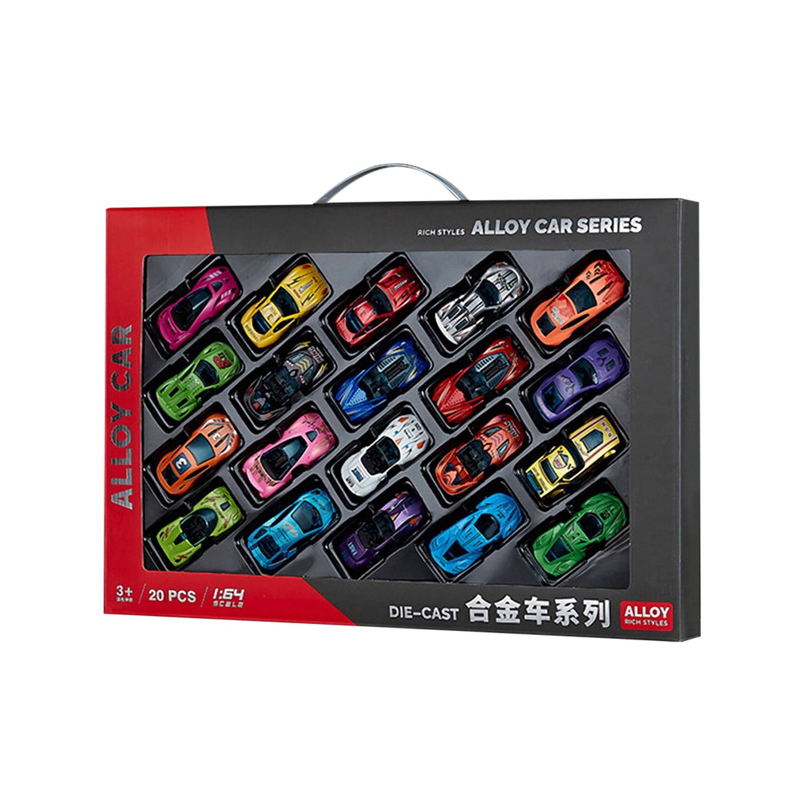 Fankiway Children'S Simulation 1:64 Small Car Set Gift Box
