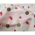 thumbnail image 4 of oneOone Silk Tabby Fabric Watermelon Fruit Print Sewing Fabric BTY 42 Inch Wide, 4 of 4