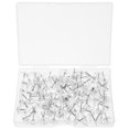 thumbnail image 1 of SHISUYAN 2 Boîtes Épingles à Pousser Pointes de Pouce Transparentes Épingles de Pouce de Bureau Panneau de Liège Épingles à Pousser Panneau Épingle à Pousser, 1 of 9