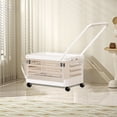 thumbnail image 4 of EGNMCR Home Decor, Room Decor, Wall Decor Living Room Storage Box With Wheels Foldable Trolley Book Box Toy Classroom Storage Box Clothes Home Storage Box P lastic storage b ox, 4 of 6