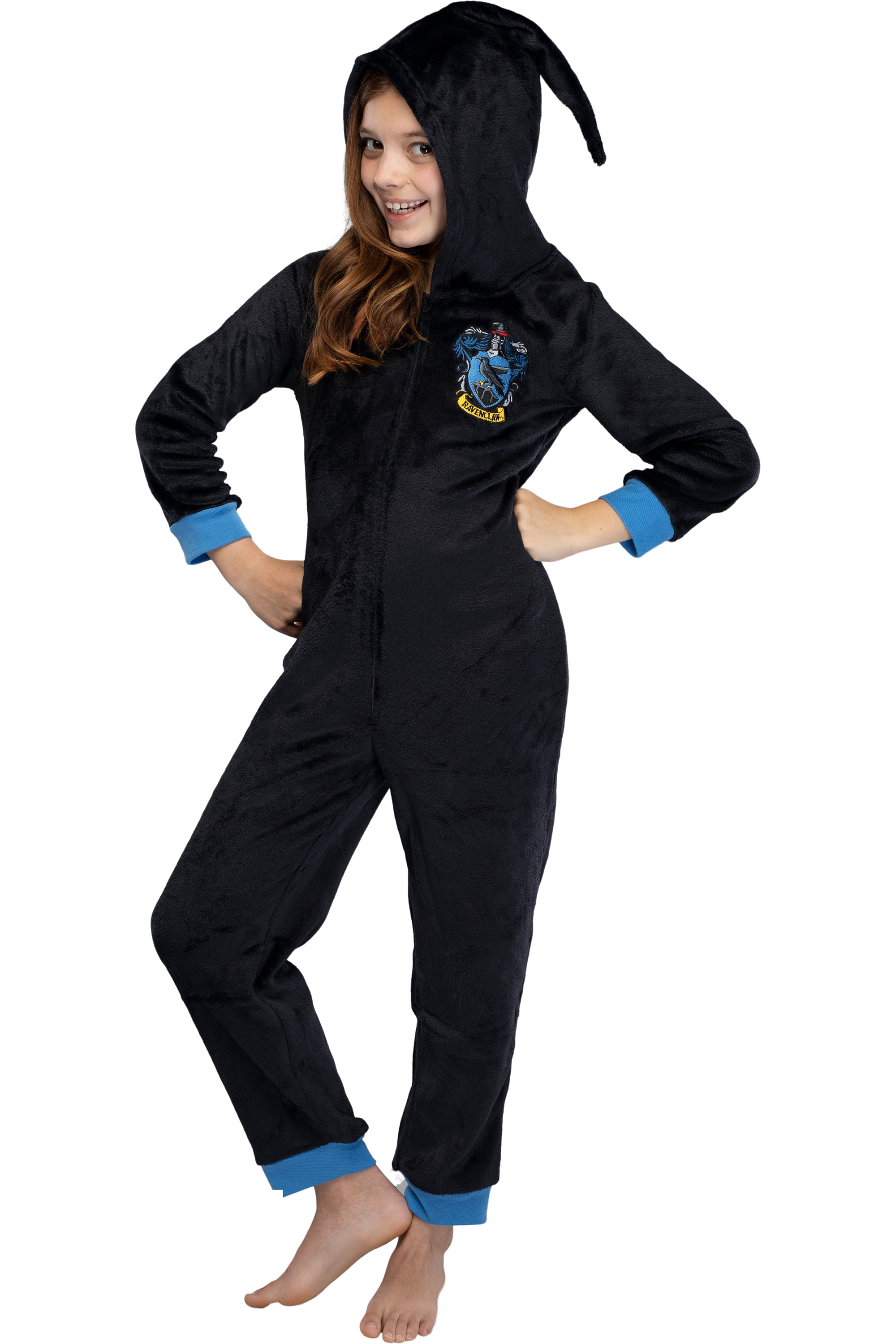 Harry Potter Combinaison Pyjama une Pièce à Capuche Unisexe pour Enfants Serdaigle (10/12)