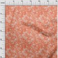 thumbnail image 3 of oneOone Viscose Jersey Orange Fabric Abstract Floral Craft Projects Decor Fabric Printed By The Yard 60 Inch Wide, 3 of 4