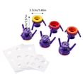 thumbnail image 3 of 6 Piece Bottle Rack Set with Caps for Effortless Pouring of Thick Liquids Practical Design for Kitchen Bathroom and Makeup Use, 3 of 5