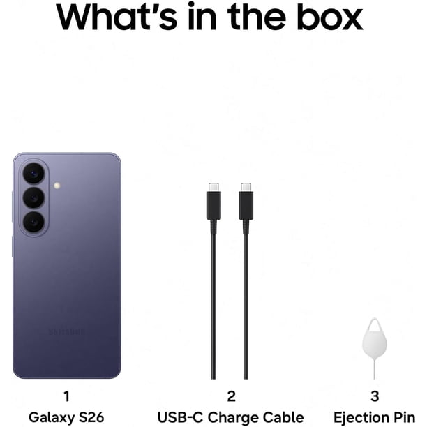 Samsung Galaxy S26 | 512GB - Cobalt Violet - Unlocked. [ Canadian