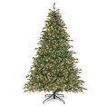thumbnail image 1 of Costway 8 FT Artificial Christmas Tree with 1226 Branch Tips 410 Warm White LED Lights, 1 of 10