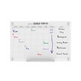thumbnail image 4 of Audio-Visual Direct Glass Dry-Erase Calendar Whiteboard Set -90 x 120 cm - (Magnetic, Ultra White), 4 of 5