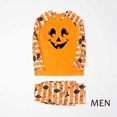 thumbnail image 2 of TIMIFIS Pyjamas d'Halloween pour la Famille pour Femmes/hommes Pyjamas des Fêtes d'Halloween Ensembles Assortis Tenue de Nuit 2 Pcs Combinaison Toile d'Araignée Fantômes Citrouille Squelette Haut et Pantalon Tenue Tenue d'Intérieur Hiver, 2 of 4