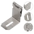 thumbnail image 4 of Loquet à 90 Degrés avec Fermoir et Agrafe pour Cadenas, Porte, Cabanon, Acier Inoxydable, 4 of 8