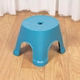 thumbnail image 2 of Low Stepping Stool For Bathroom Living Room Shower Nonslip Base Enhanced Stability Blue Plastic Construction Blue, 2 of 6