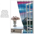 thumbnail image 4 of Mid Century Vintage Valances Set for Kitchen, Abstract Geometric Mid Century Fifties Modern Retro Home Decor Rod Pocket Window Drapes for Living Room Dining Room Office 52x18 Inch + 27x36 Inch X 2, 4 of 6